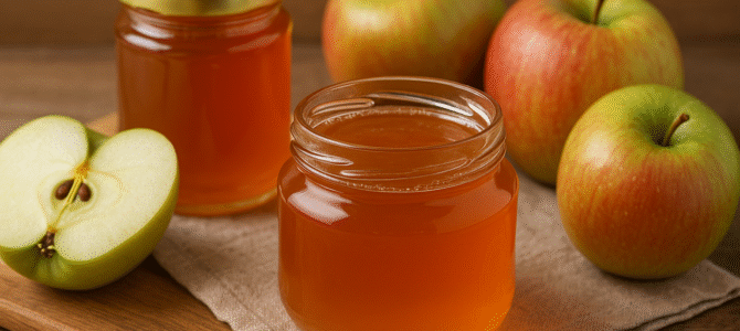 Gelatina de Manzana Casera: 2 Ingredientes ¡Sin Gelatina! Receta Fácil y Deliciosa