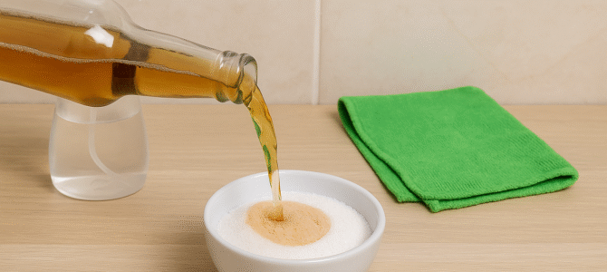 Vierte cerveza en sal y resuelve muchos problemas en la casa. Lástima que recién ahora conozco este truco