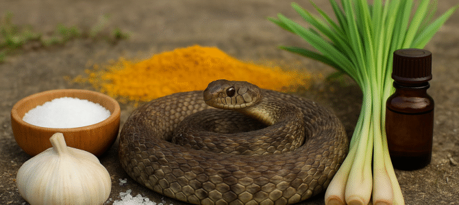 Si una serpiente entra en tu casa, esparce estas cosas alrededor: la serpiente se asustará mucho y se irá de inmediato.