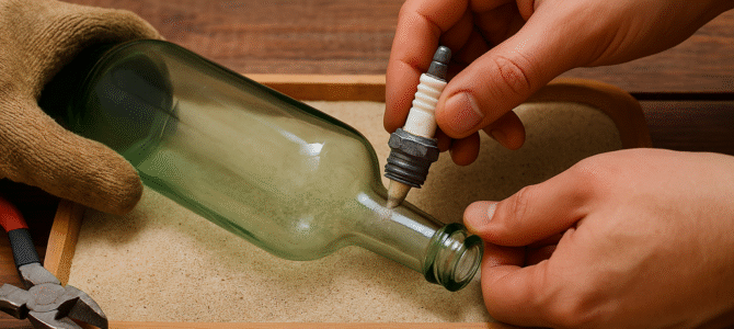 Cómo hacer un agujero en una botella de vidrio en SOLO 1 minuto ¡Es una locura! Cómo hacer un agujero en una botella de vidrio en SOLO 1 minuto ¡Es una locura!