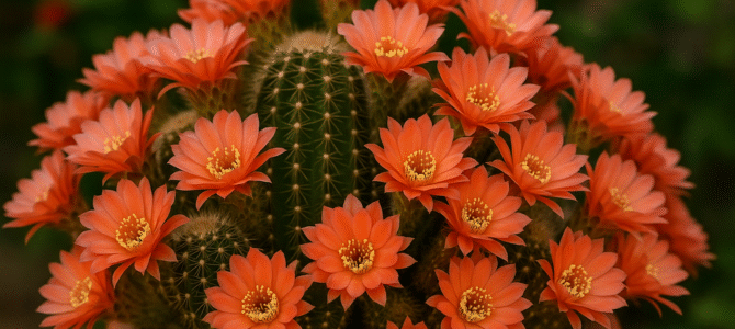 Cactus lleno de flores, cómo hacer que produzca sin fin de forma natural.