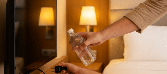 No olvides desconectar este dispositivo al entrar en una habitación de hotel. No olvides desconectar este dispositivo al entrar en una habitación de hotel.