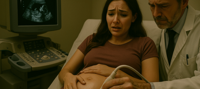 En mi último control prenatal, el médico me pidió que huyera de mi esposo tras ver la ecografía — lo que descubrí después me cambió la vida para siempre.