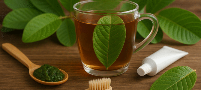 ¿Tienes los dientes sensibles o con caries? La hoja de guayaba puede ser la solución: natural, económica y muy fácil de usar.