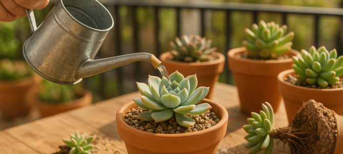 RIEGA así tus SUCULENTAS y CACTUS y me darás las Gracias! Como y cada Cuanto Regar Plantas en Casa.