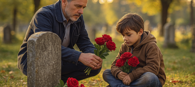 Las rosas que desaparecían de la tumba de mi esposa y la grabación que me hizo llorar al descubrir la verdad.