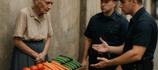 La anciana del puesto de verduras y el secreto que nadie imaginaba