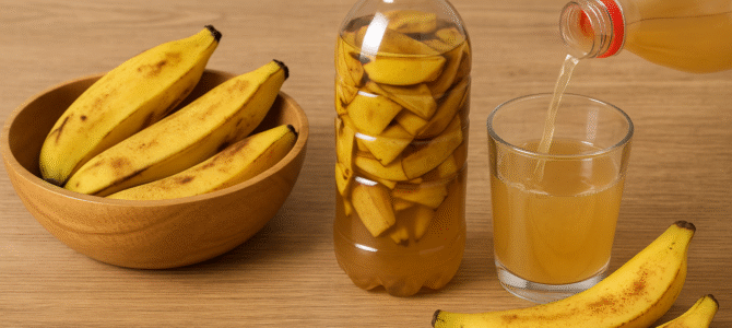 Cáscaras de plátano: Ponlas en una botella. Si la usas así, nunca volverás a tirarla Cáscaras de plátano: Ponlas en una botella. Si la usas así, nunca volverás a tirarla