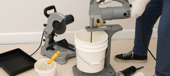 ¡No todo el mundo conoce este secreto! Cortar el cubo de pintura