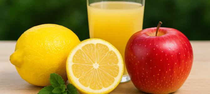 Limón y manzana: el dúo perfecto para el bienestar y la vitalidad