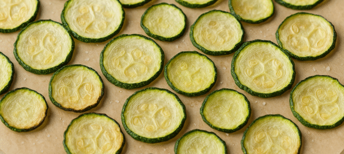 Chips de Calabacín (Zucchini) con solo 2 ingredientes. Chips de Calabacín (Zucchini) con solo 2 ingredientes.