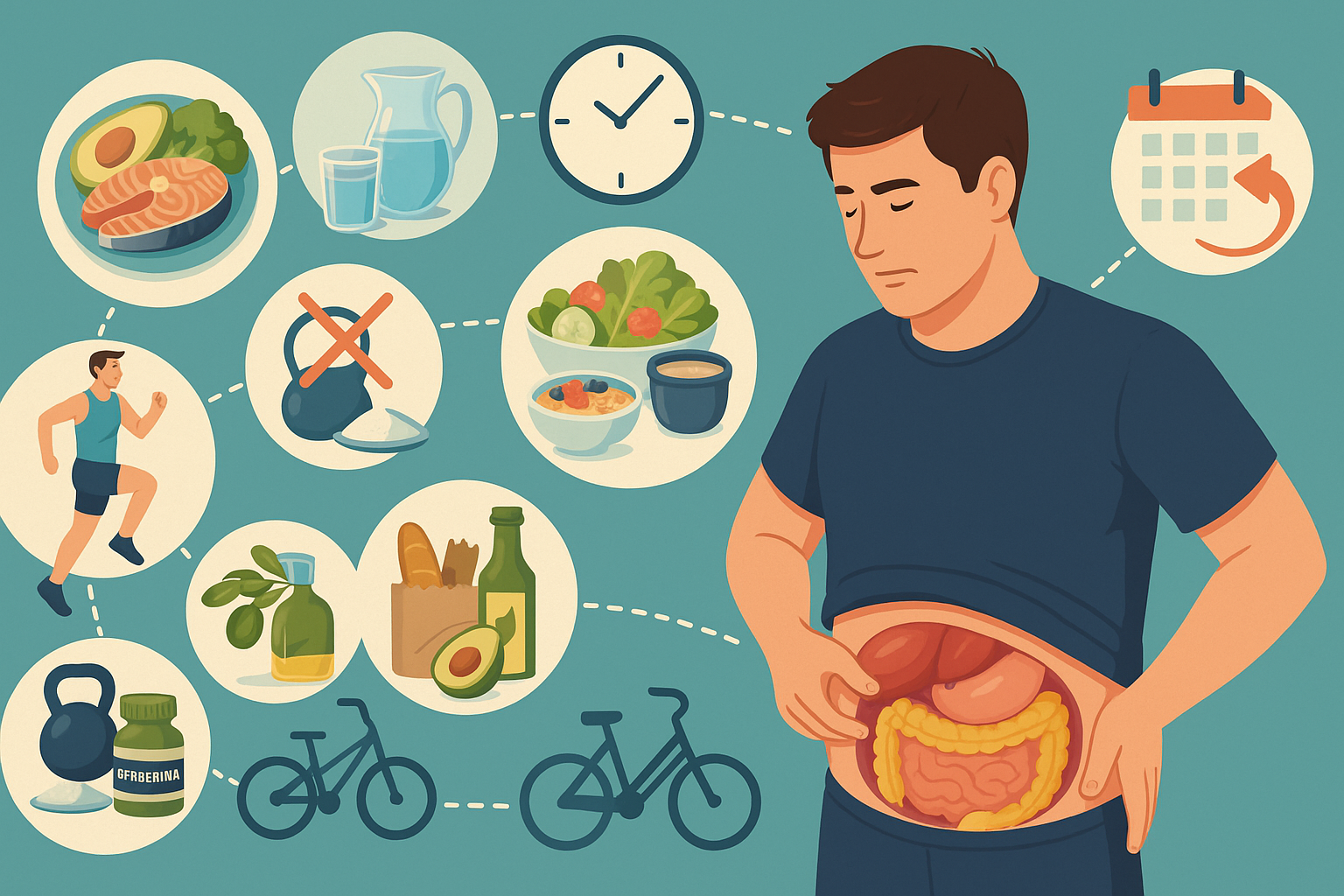 Cómo reducir la grasa abdominal de forma saludable y mejorar tu bienestar en 30 días.