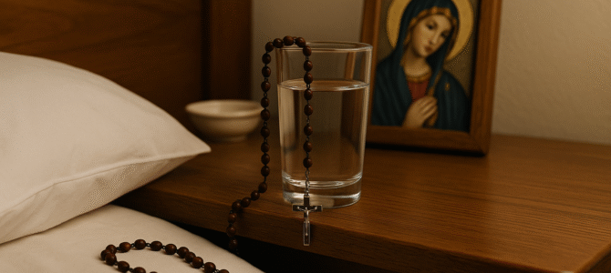 Un padre exorcista revela cuáles son los 5 mejores sitios para colocar el rosario de noche.