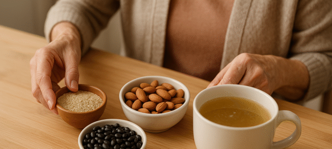Fortalece tus huesos después de los 60: 4 alimentos sencillos y económicos que marcan la diferencia