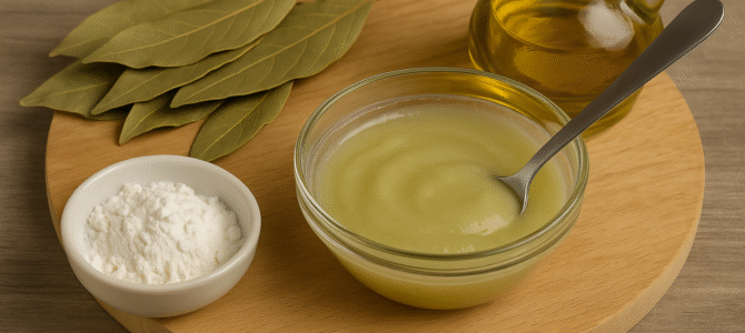 Mascarilla natural de laurel y maicena: el secreto casero para una piel suave y rejuvenecida