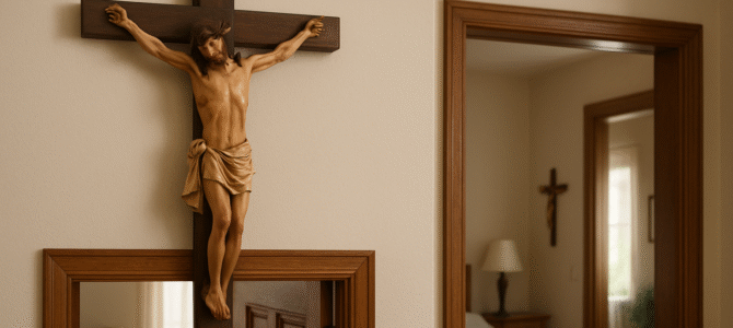 Cómo colocar el crucifijo en casa según las enseñanzas del Padre Pío