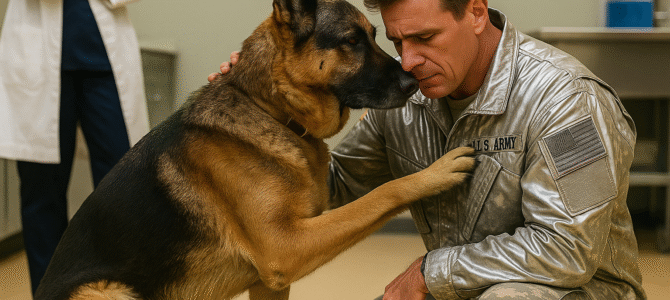 “El Soldado Preparado Para Decir Adiós… Pero Su Perro Tenía Otra Misión
