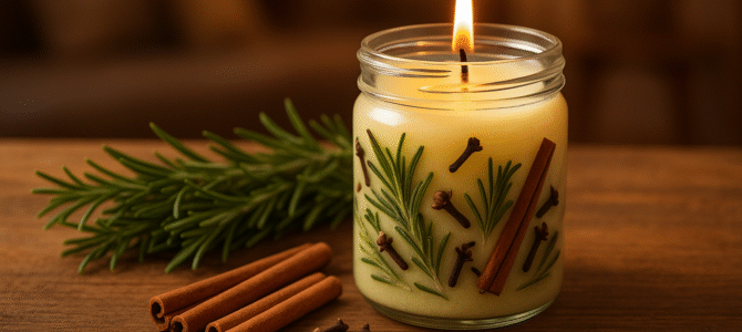 El secreto del romero en las velas: cómo transformar tu hogar con un aroma natural y libre de insectos