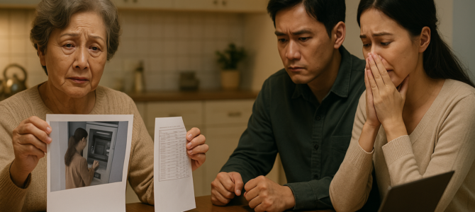 A mis 69 años, mi hijo me enviaba dinero cada mes pero yo nunca recibía nada — investigué en secreto y las cámaras del banco dejaron a toda la familia en absoluto silencio