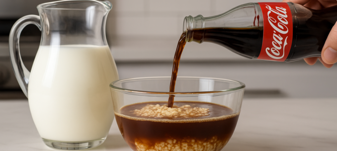 Un Experto Reveló este Secreto: Mezcla Leche con Coca-Cola y Descubre el Increíble Resultado.