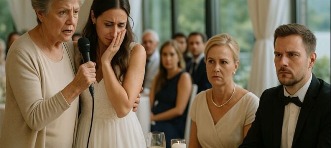 En la boda, la suegra llamó “sirvienta” a mi hija. Mi yerno aplaudió… entonces hablé al micrófono. En la boda, la suegra llamó “sirvienta” a mi hija. Mi yerno aplaudió… entonces hablé al micrófono.