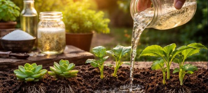 Tip para usar el bicarbonato de sodio en tus plantas