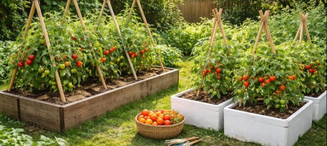 ¿Cajón viejo? ¡No las tires! Dos maneras fáciles de cultivar tomates en casa.