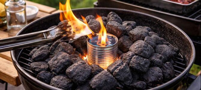 ¡Enciende tu parrilla sin hacer humo!