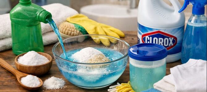 Mezcla Clorox con Sal, y vas a Ahorrar muchísimo dinero.