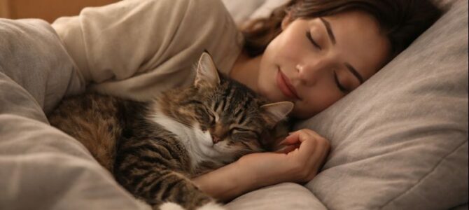Por qué tu gato elige dormir contigo: 10 razones que lo explican.