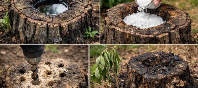 Cómo eliminar tocón de árbol sin químicos.