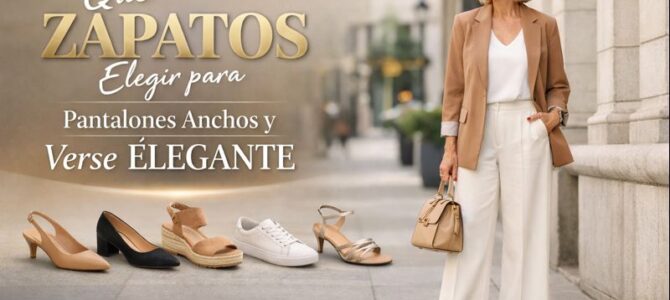 Qué ZAPATOS Elegir para Pantalones Anchos y Verse ELEGANTE