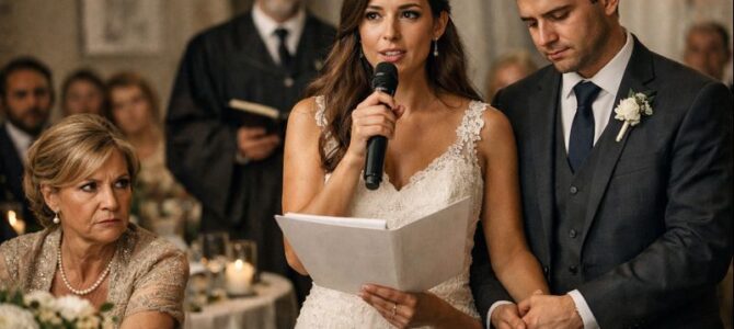En medio de la boda, cuando se suponía que todo iba a ser perfecto, mi suegra tomó el micrófono y sonrió antes de decir, «Estoy tan feliz de que hayamos encontrado a una chica que sabe escuchar. ” En medio de la boda, cuando se suponía que todo iba a ser perfecto, mi suegra tomó el micrófono y sonrió antes de decir, «Estoy tan feliz de que hayamos encontrado a una chica que sabe escuchar. ”