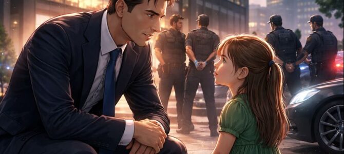 La niña oyó a los guardias hablar en chino y advirtió al millonario que no subiera el auto.