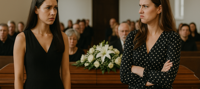 Mi hermana se burló de mi vestido fúnebre «barato» delante de todos. Ella no tenía idea de que el vestido valía treinta mil dólares