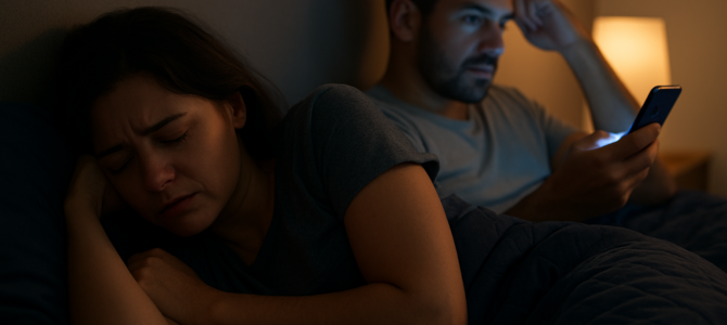 Mi marido pensó que estaba dormida – y confesó un secreto que me rompió.