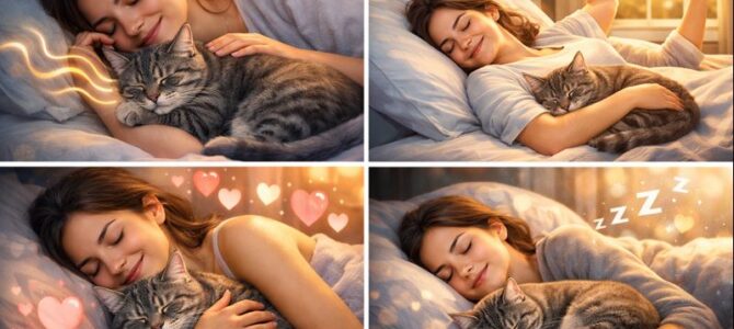 ¿Qué le pasa a tu cuerpo si duermes con tu gato todos los días?