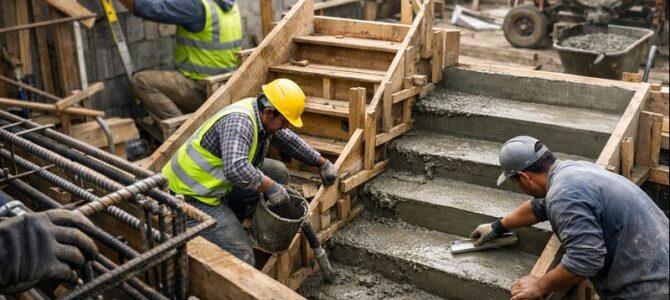 Un error común en la construcción de escaleras de concreto que puede afectar su durabilidad Un error común en la construcción de escaleras de concreto que puede afectar su durabilidad