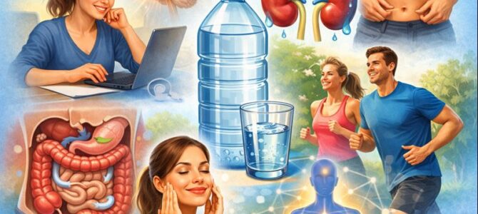¿Qué pasa en tu cuerpo si tomas 1 litro de agua al día durante un mes?