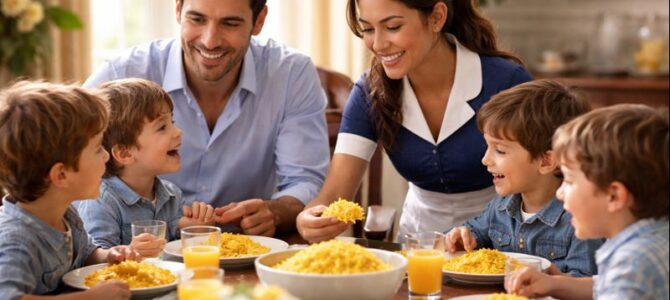 La empleada doméstica llamó “arroz dorado” a una comida sencilla… y cuando el dueño de la casa lo vio, su mundo se detuvo
