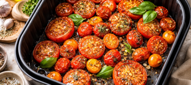 Tomates en air fryer: una preparación sencilla con un resultado sorprendente. Tomates en air fryer: una preparación sencilla con un resultado sorprendente.