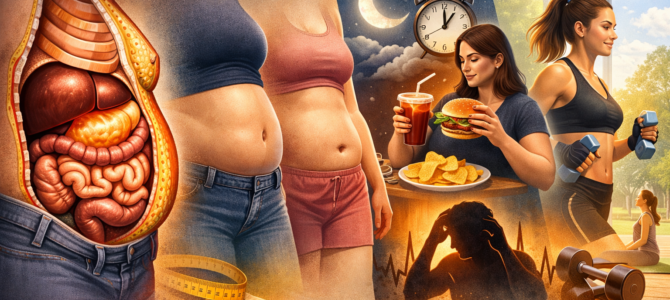 Lo que la forma de tu abdomen puede decir sobre tus hábitos y estilo de vida.