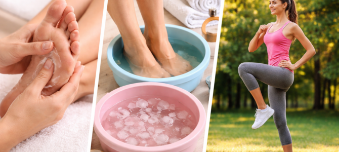 ¡Rápido y fácil! Consejos prácticos para aliviar la sensación de ardor en los pies.