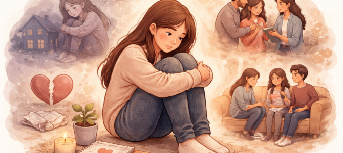 El impacto a largo plazo de crecer sin sentirse querido en la infancia.