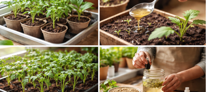 Con una sola gota: una forma sencilla de fortalecer plantines de tomate, pepino y pimiento Con una sola gota: una forma sencilla de fortalecer plantines de tomate, pepino y pimiento