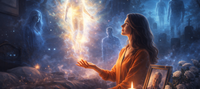 Reflexiones sobre la comunicación espiritual y el significado simbólico del duelo según distintas creencias.