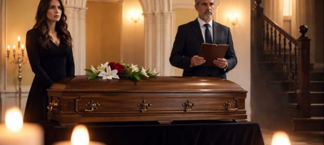 Llegó al funeral de su esposa embarazada con su amante – Entonces su abogado abrió el testamento y reveló la verdad