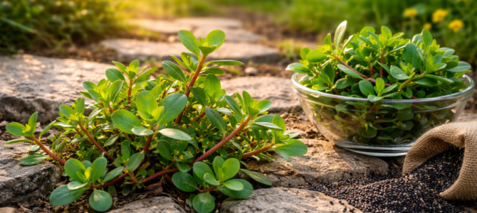 La planta considerada maleza que destaca por su alto contenido de omega-3 y valor nutricional.