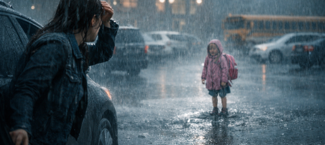 Durante la salida de la escuela, mis padres se fueron con los hijos de mi hermana y dejaron a mi hija bajo la lluvia… pero lo que ocurrió después nadie lo esperaba. Durante la salida de la escuela, mis padres se fueron con los hijos de mi hermana y dejaron a mi hija bajo la lluvia… pero lo que ocurrió después nadie lo esperaba.