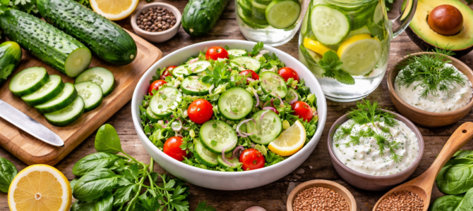 ¿Qué sucede cuando comemos pepino?